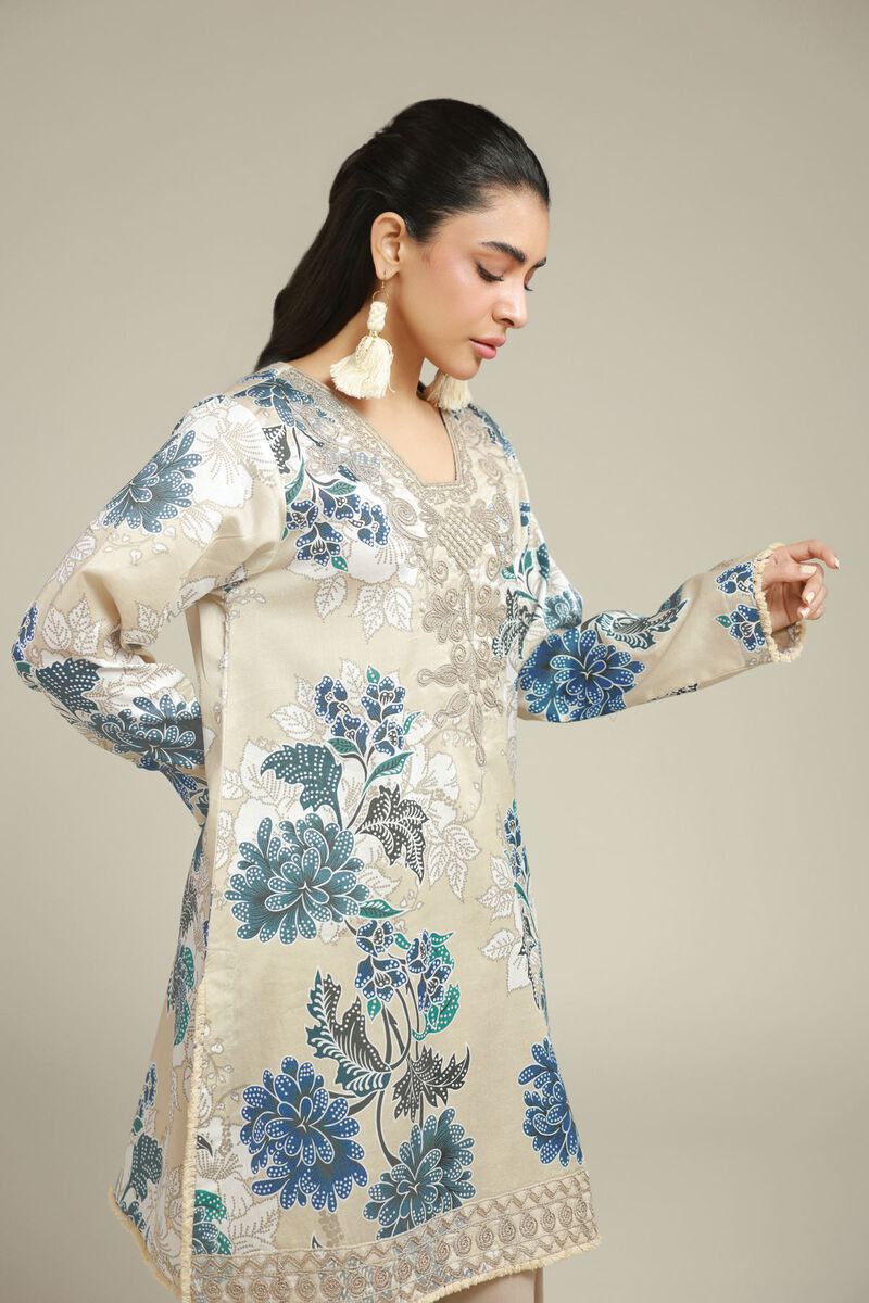 Embroidered | Satin | Tailored 2 Piece | Top and Bottom | USD 60.00