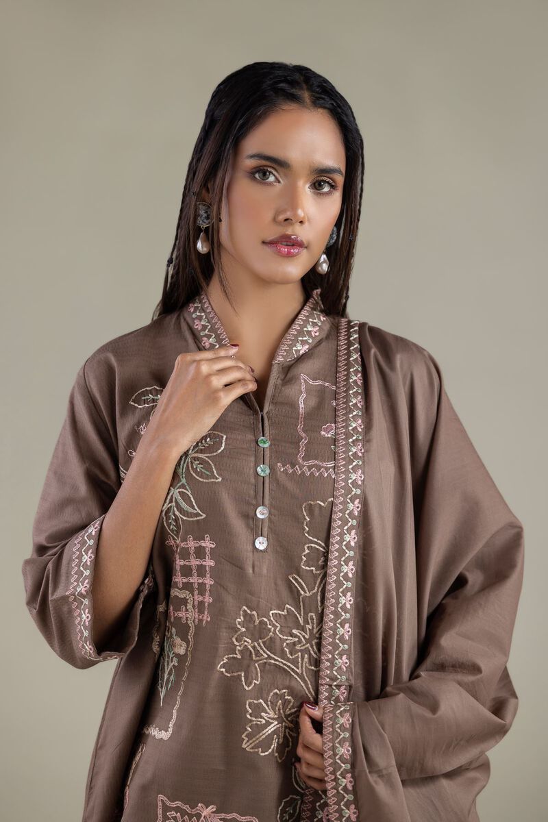 Embroidered | Lawn | Solid Threadwork Dupatta | USD 30.00