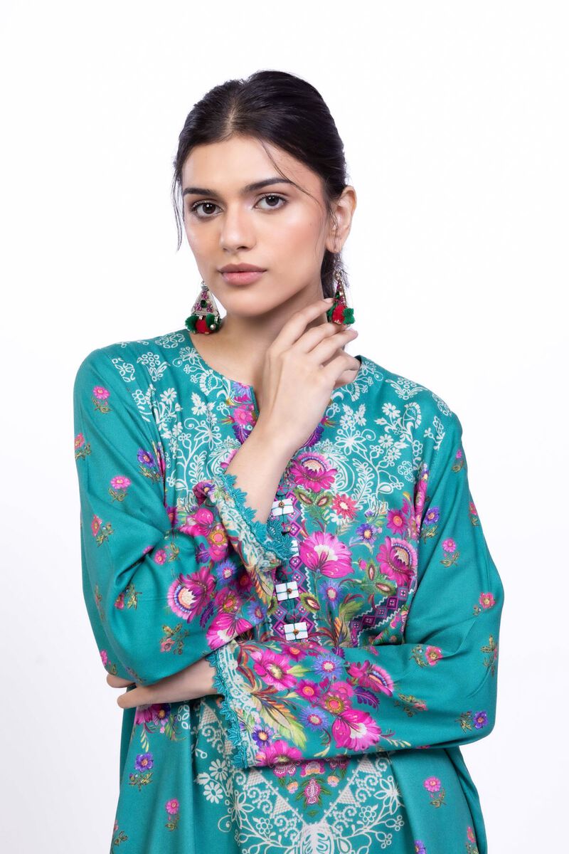 Embroidered | Satin | Kurta | USD 35.00