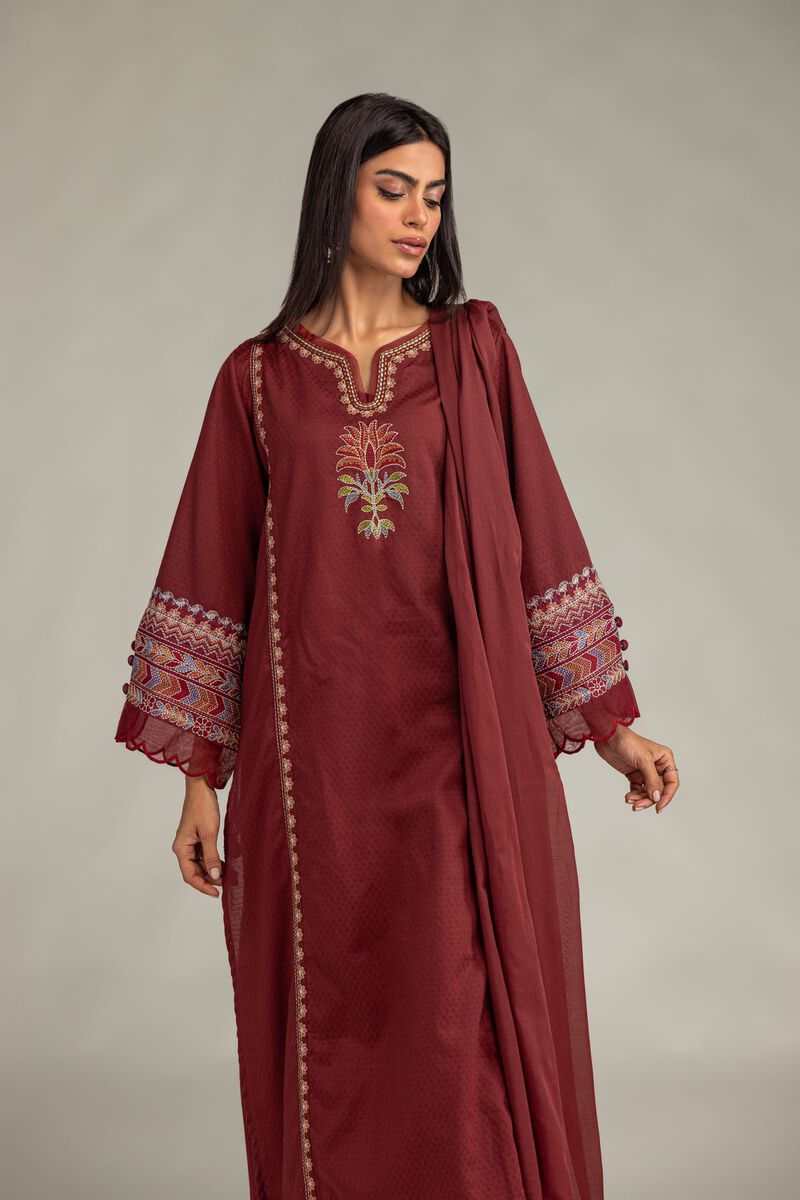 Embroidered | Lawn | Solid Lawn Dupatta | USD 30.00