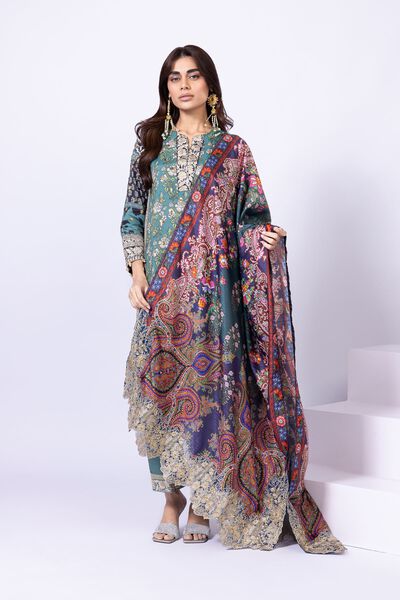 Embroidered | Tusser Silk | Dupatta | USD 13.50