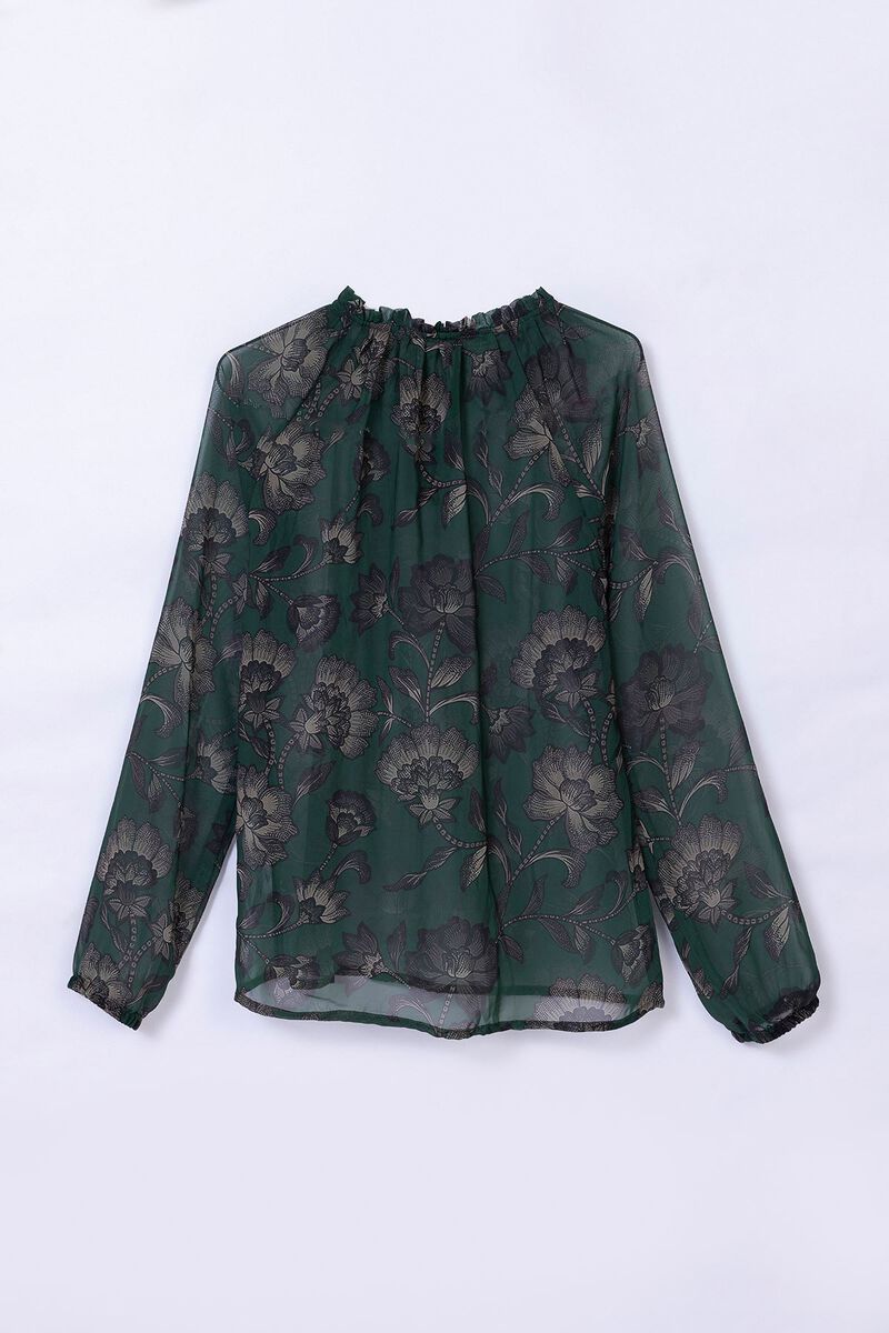 Printed | Georgette Chiffon | Blouse | USD 9.00