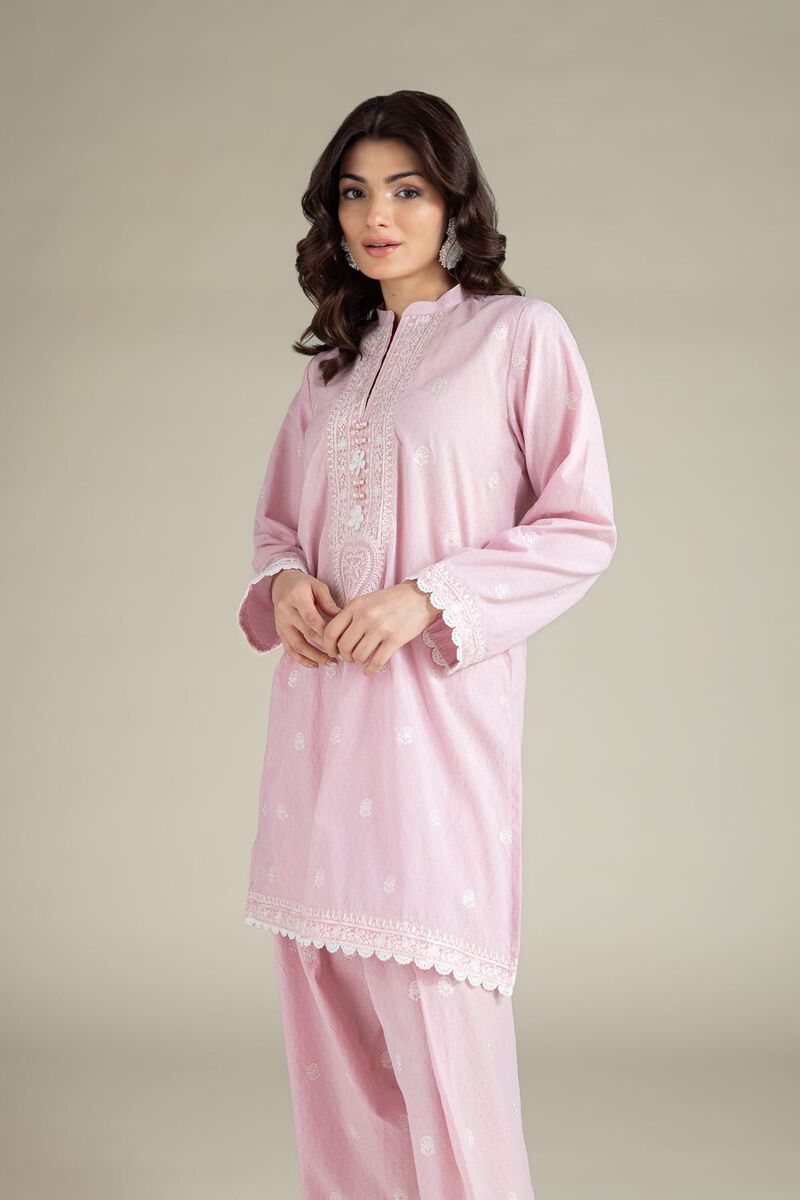 Embroidered | Cotton Dobby | 2-Piece Tailored Set | USD 60.00