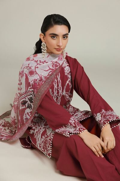 Embroidered | Cambric | Tailored 3 Piece | USD 75.00