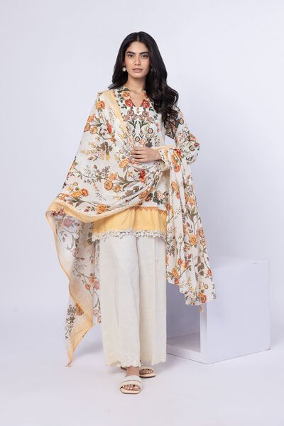 Embroidered | Cambric | Pants | USD 22.00