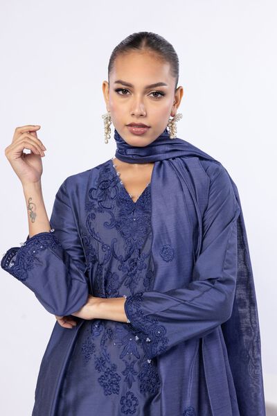 Embroidered | Cotton Net | Dupatta | USD 22.00