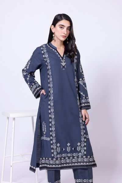 Embroidered | Dull Raw Silk | Kurta | USD 17.50