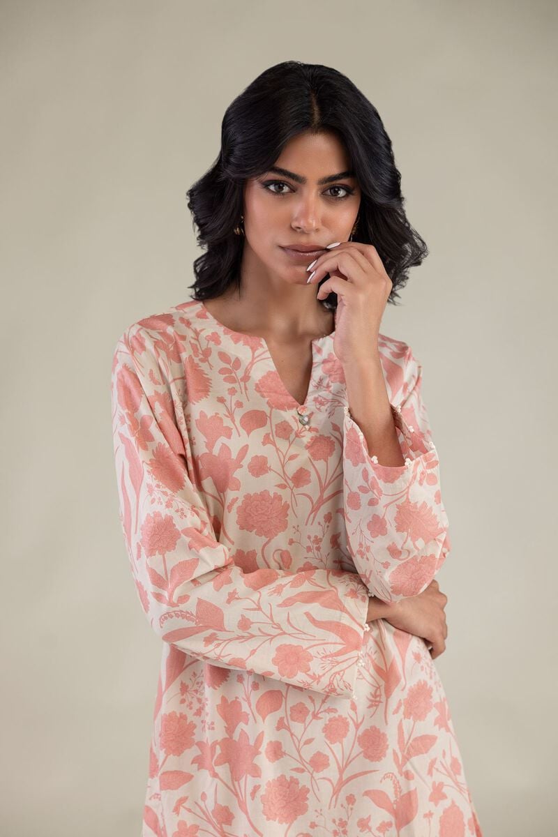 Embroidered | Cambric | Floral Cambric Kurta | USD 35.00