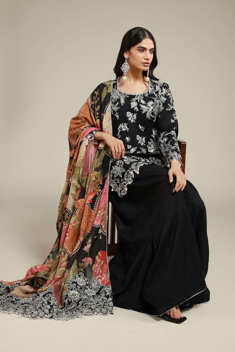 Embroidered | Raw Silk | Kurta | USD 65.00