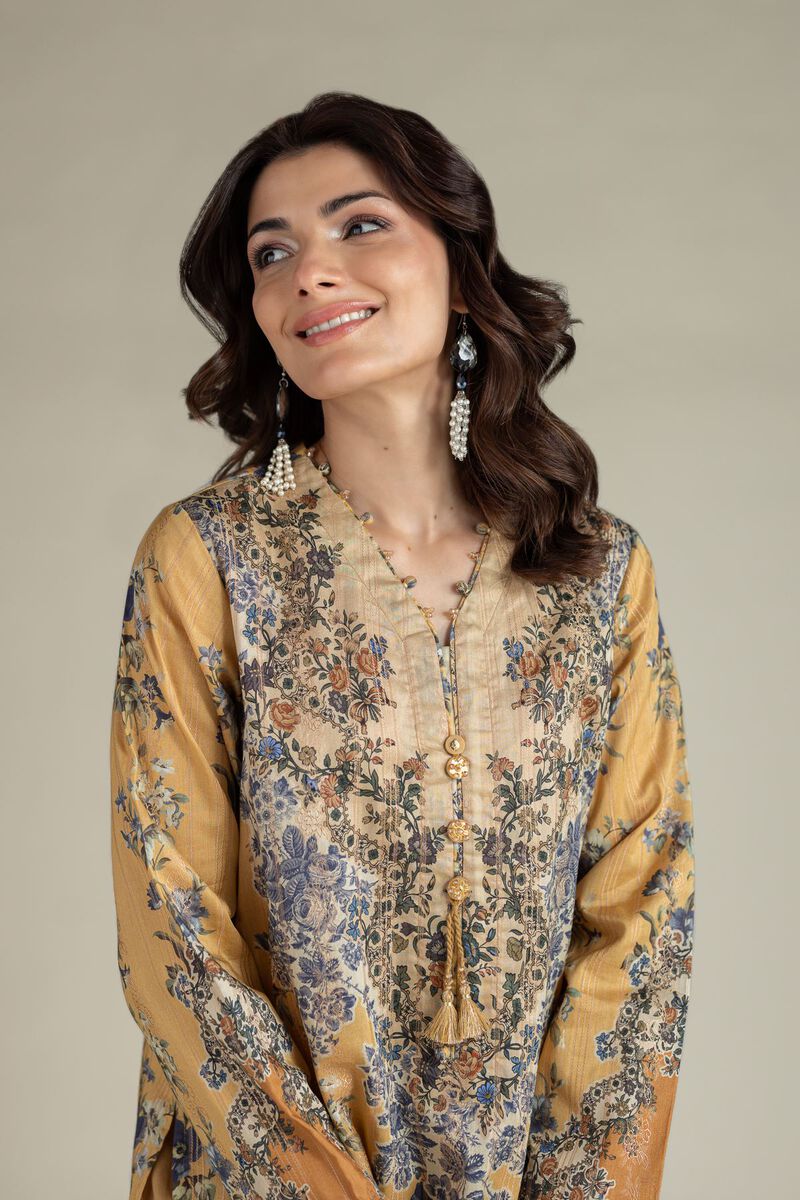 Printed | Jacquard | Tailored 2 Piece | Top and Bottom | USD 45.00