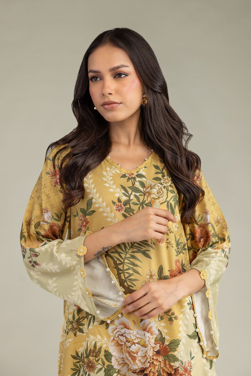 Printed | Viscose | Short Floral Kurta | USD 35.00