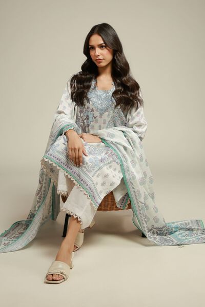 Embroidered | Textured Lawn | Tailored Lawn 3-Piece | USD 65.00
