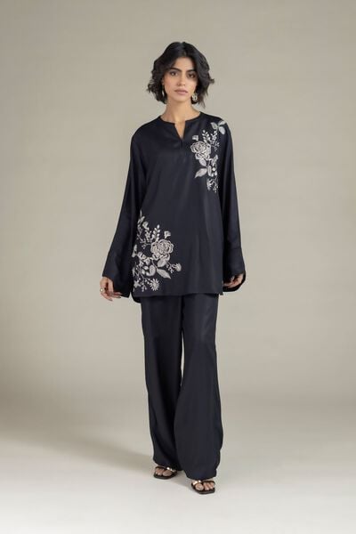 Embroidered | Viscose Crepe | Tunic | USD 30.00