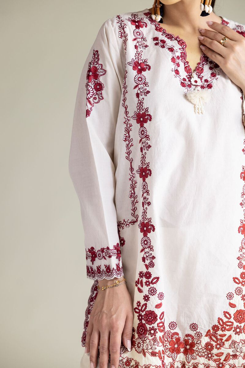 Embroidered | Cotton Dobby | 2-Piece Tailored Set | USD 70.00