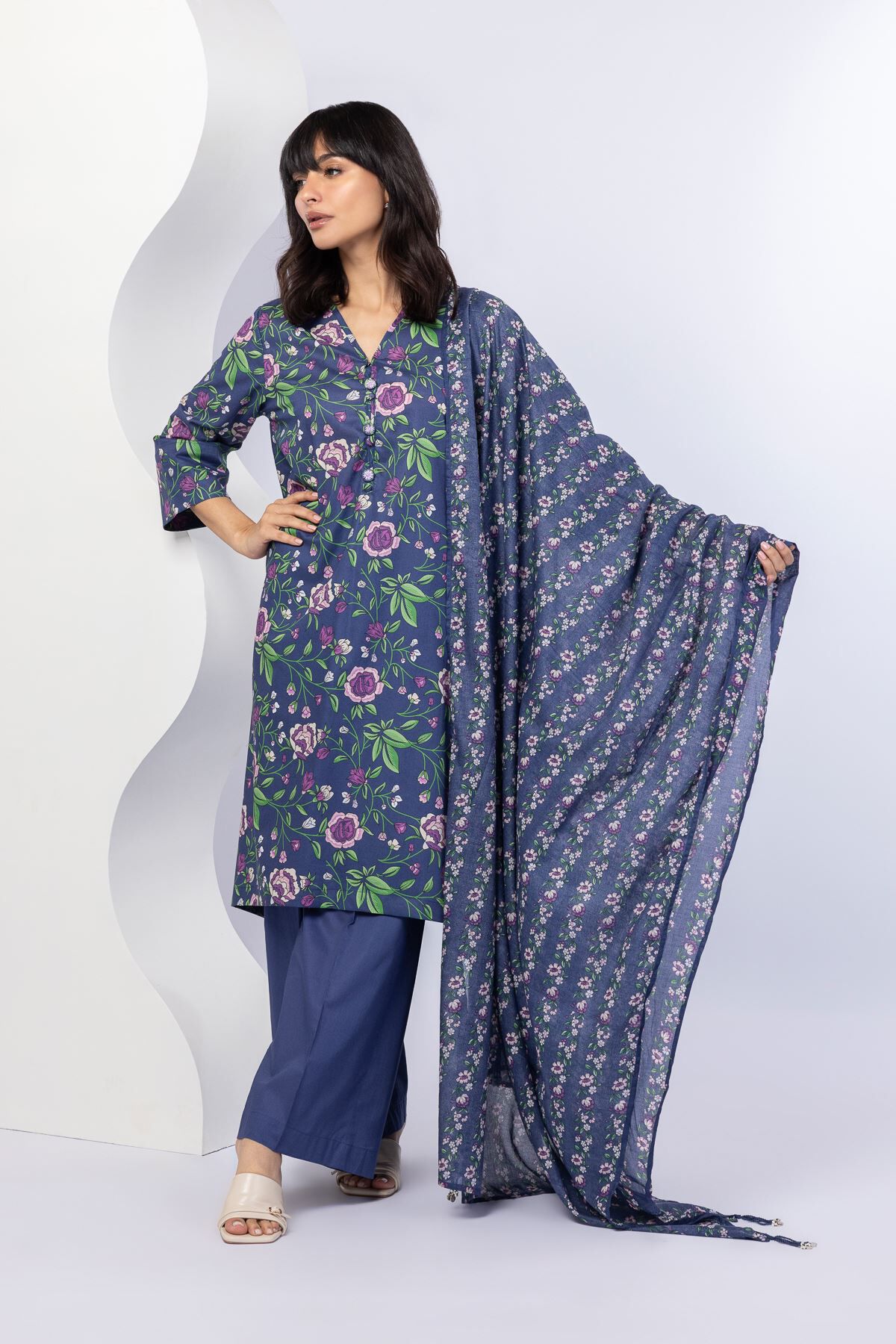 Buy Pants | 3.60 USD | 25-06-6E4-01BB-VG_MULTI | Khaadi United States