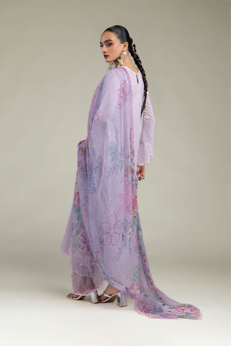 Embroidered | Chiffon | Chiffon Floral Dupatta | USD 30.00