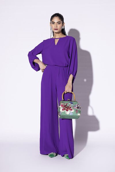 Dyed | Heavy Georgette | Trousers | USD 7.50