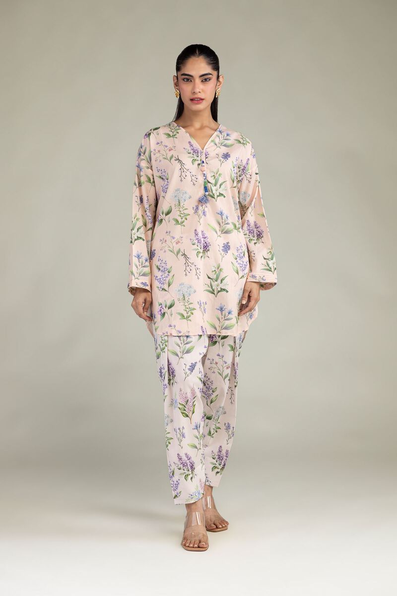 Printed | Cotton Viscose | Floral Pastel Shalwar | USD 30.00