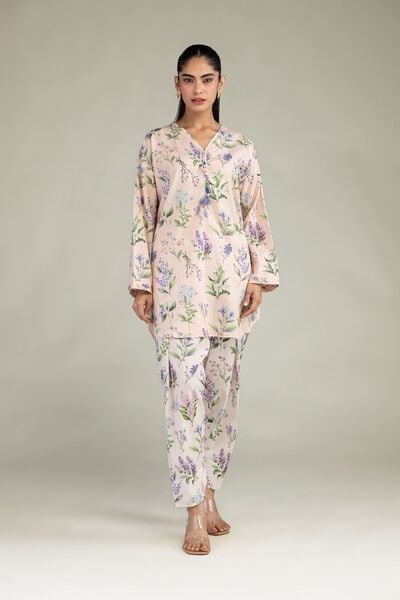 Printed | Cotton Viscose | Floral Pastel Shalwar | USD 30.00