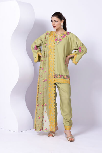 Embroidered | Viscose Oak Silk | Kurta | USD 30.00