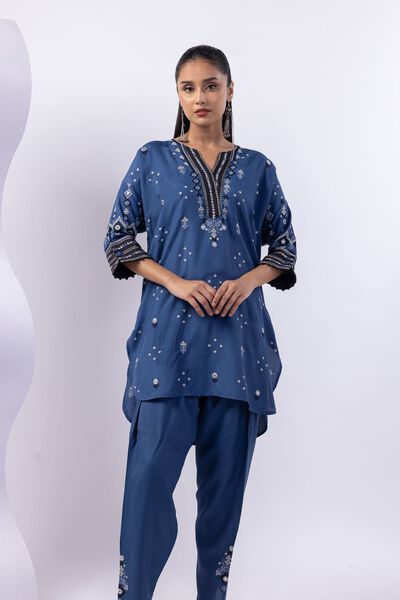 Dyed | Thai Silk | Kurta | USD 45.00