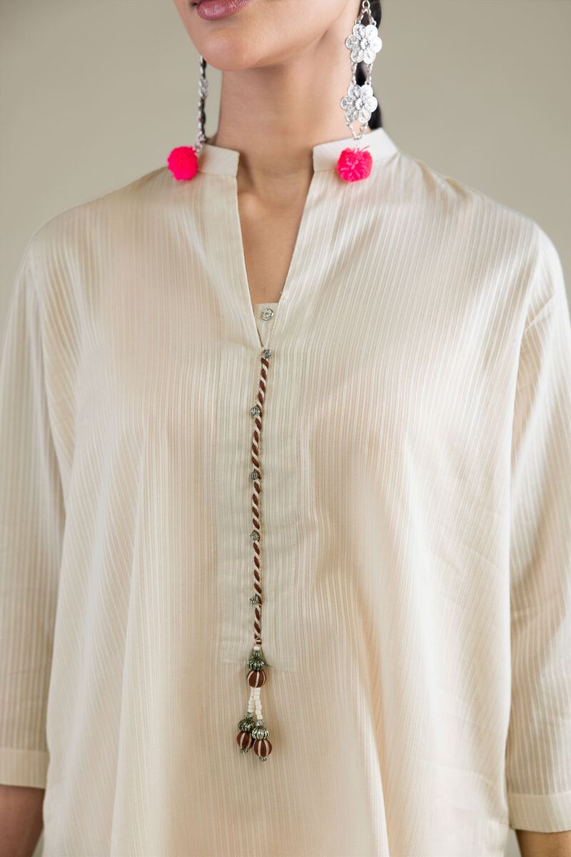 Dyed | Cotton Dobby | Cotton Dobby Kurta | USD 35.00