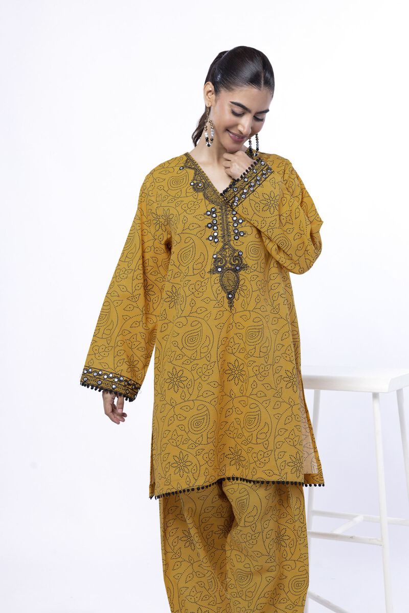 Embroidered | Khaddar | Tailored 2 Piece | Top and Bottom | USD 35.00