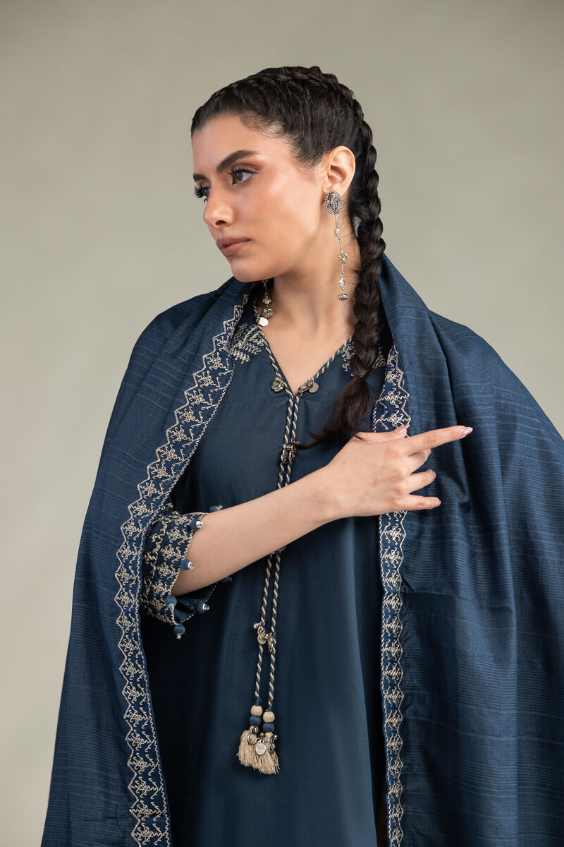 Embroidered | Polyester Silk | Polyester Silk Dupatta | USD 40.00
