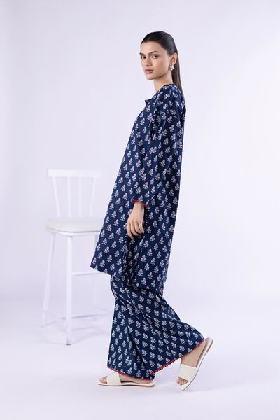 Printed | Crosshatch Poplin | Pants | USD 15.00