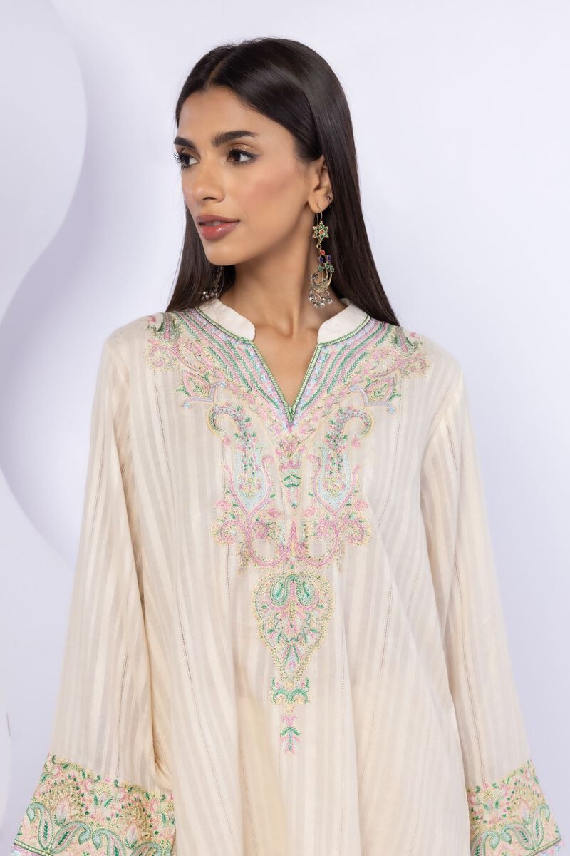 Embroidered | Leno | Kurta | USD 10.50