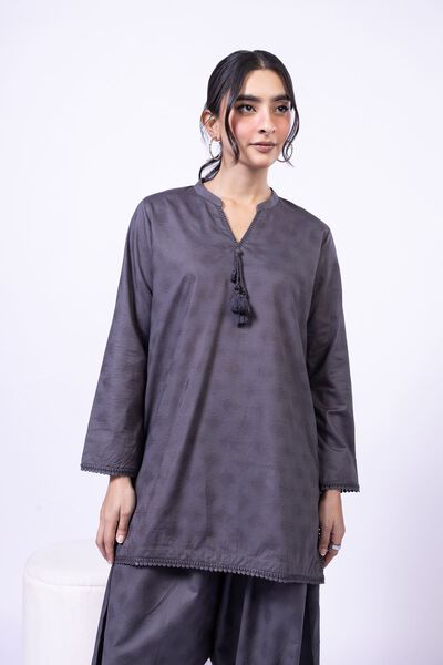 Dyed | Jacquard | Kurta | USD 30.00