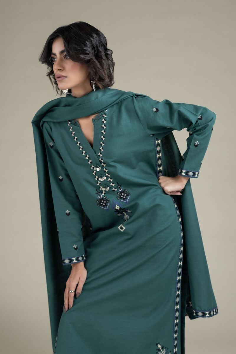 Embroidered | Textured Cotton | Dupatta | USD 20.00