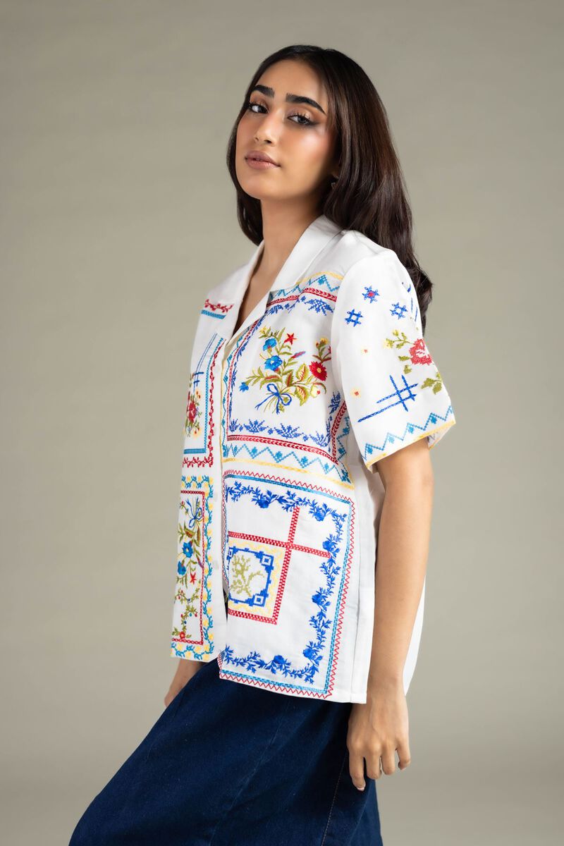 Embroidered | Mesuri | Shirt | USD 17.50