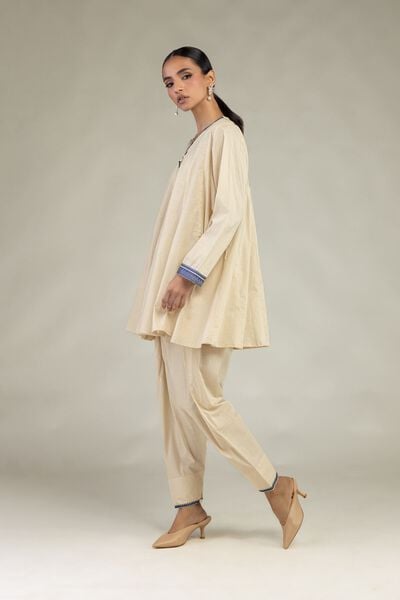 Textured Cotton | Embroidered | Textured Cotton Shalwar | USD 30.00