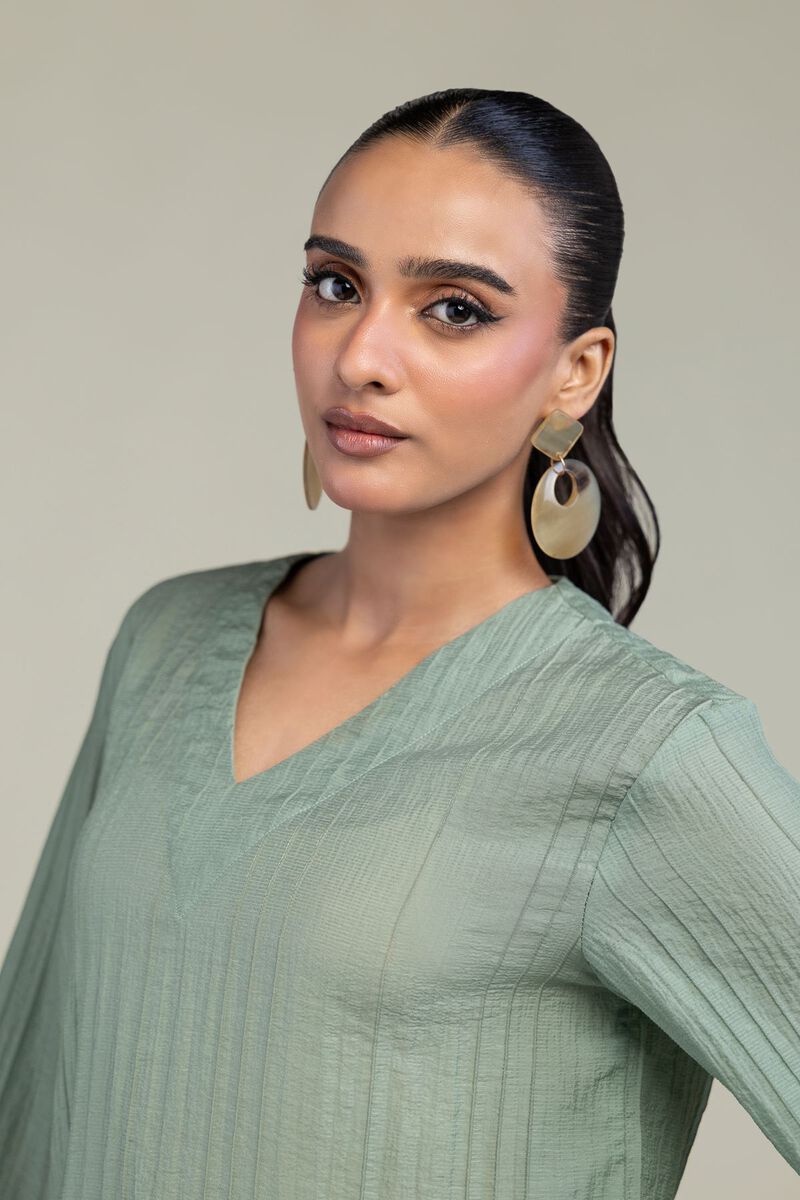 Dyed | Blended Crinkle | Solid Crinkle Shirt | USD 40.00