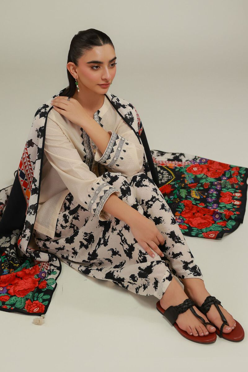 Embroidered | Cotton Net | Dupatta | USD 25.00