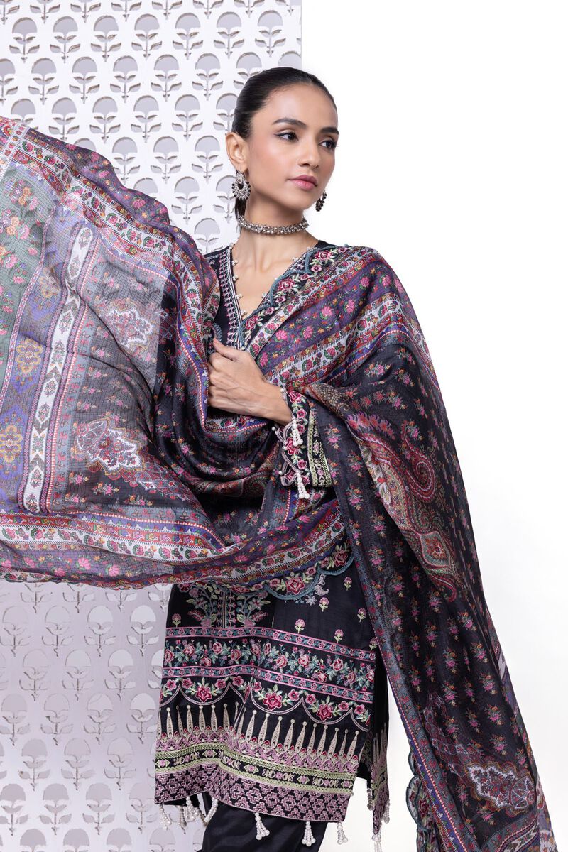 Embroidered | Polyester Net | Dupatta | null