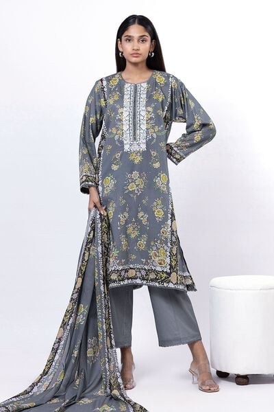 Embroidered | Lawn | Fabrics 3 Piece | USD 20.00