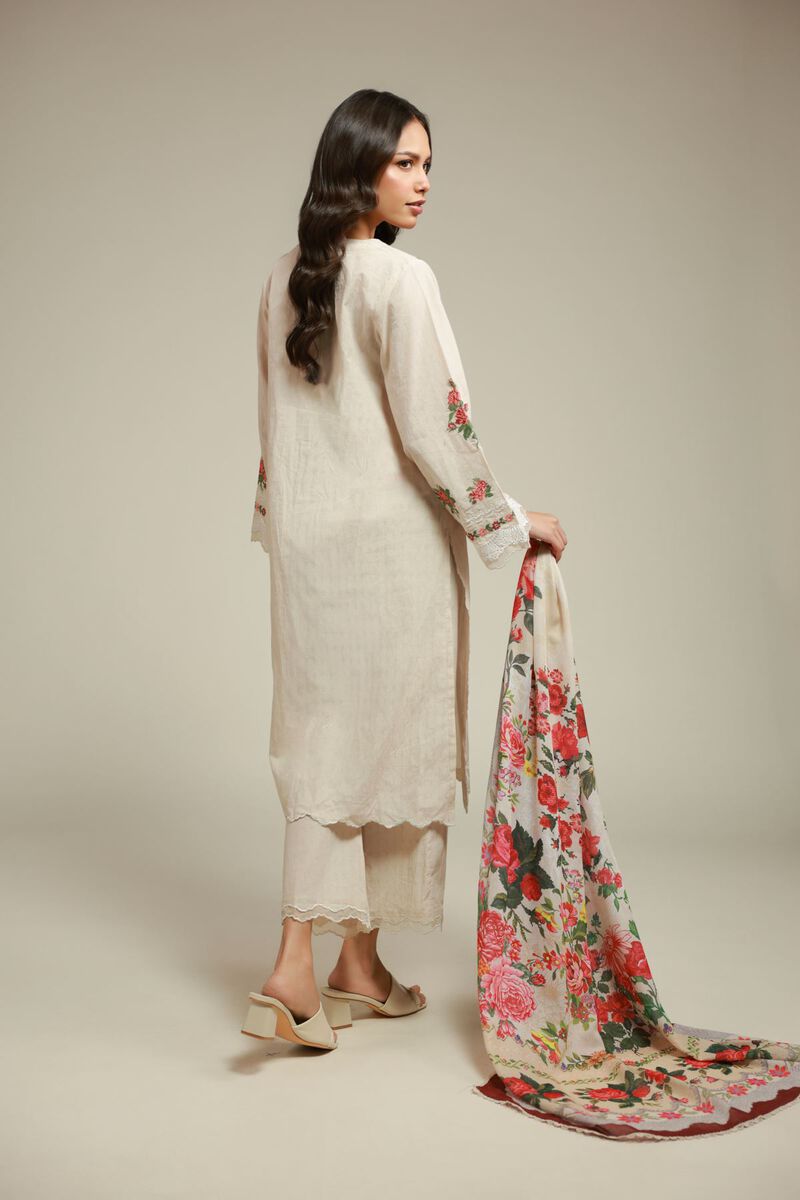 Embroidered | Dobby | Ready-Made Tailored Suit | USD 80.00
