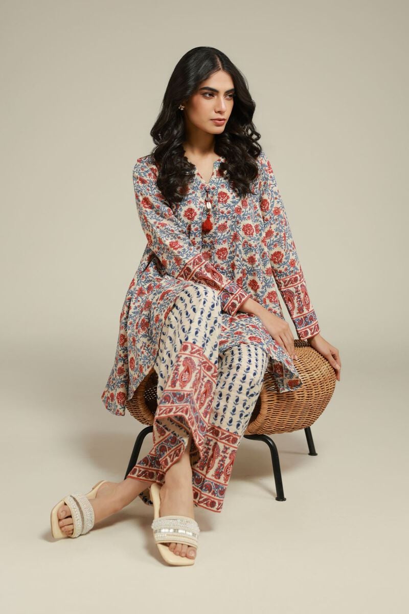Printed | Textured Cotton | Kurta | USD 30.00