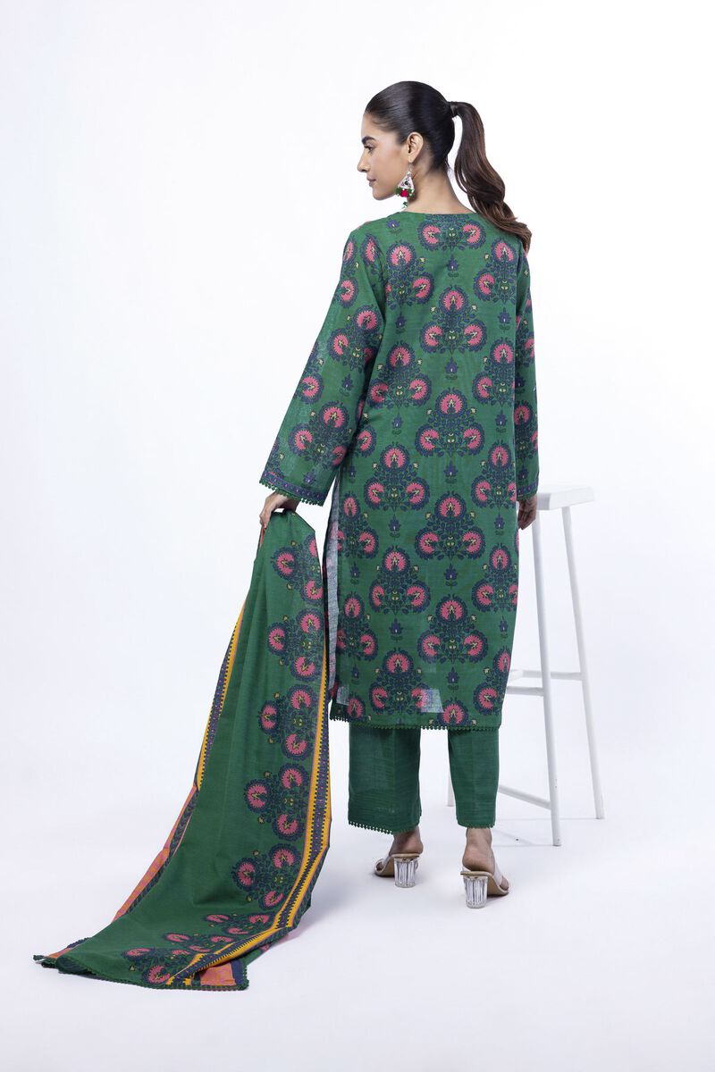 Printed | Light Khaddar | Tailored 3 Piece | USD 45.00