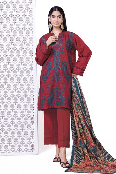 Embroidered | Light khaddar Messuri | Tailored 3 Piece | USD 40.00