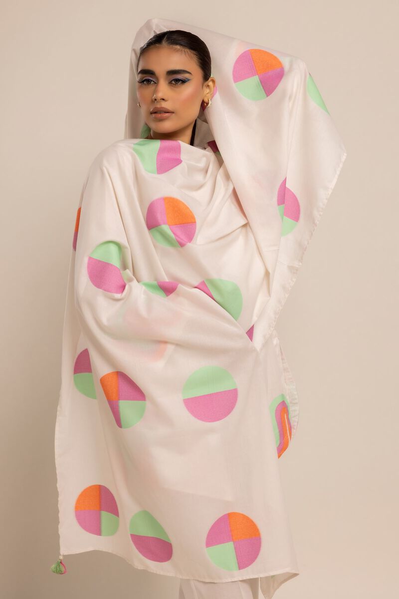 Yarn Dyed | Cotton Polyester Broshia Jacquard | Dupatta | null