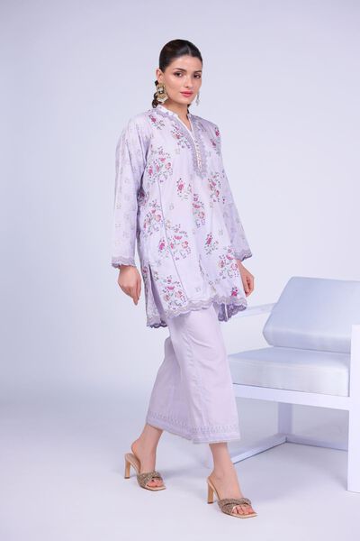Printed | Raw Silk | Pants | USD 23.00