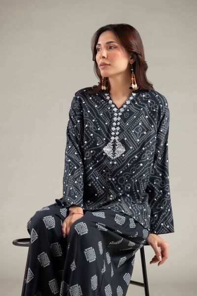 Embroidered | Viscose Crepe | Blouse | USD 40.00