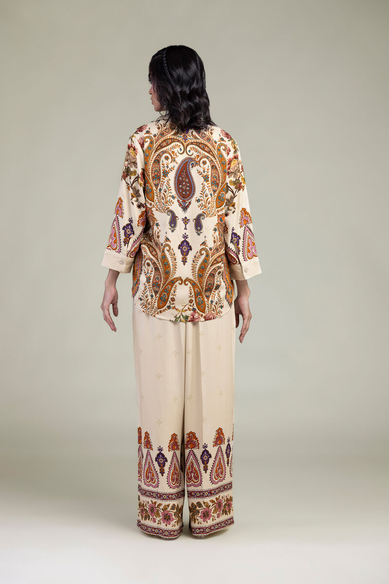 Embroidered | Viscose Crepe | Shirt | USD 40.00