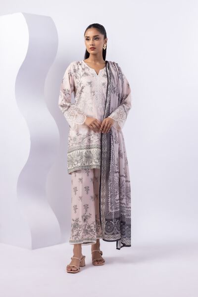 Embroidered | Crosshatch Raw Silk | Pants | USD 20.00