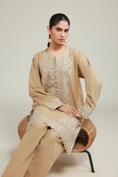 Embroidered | Cotton Dobby | Tailored Dobby Set | USD 60.00