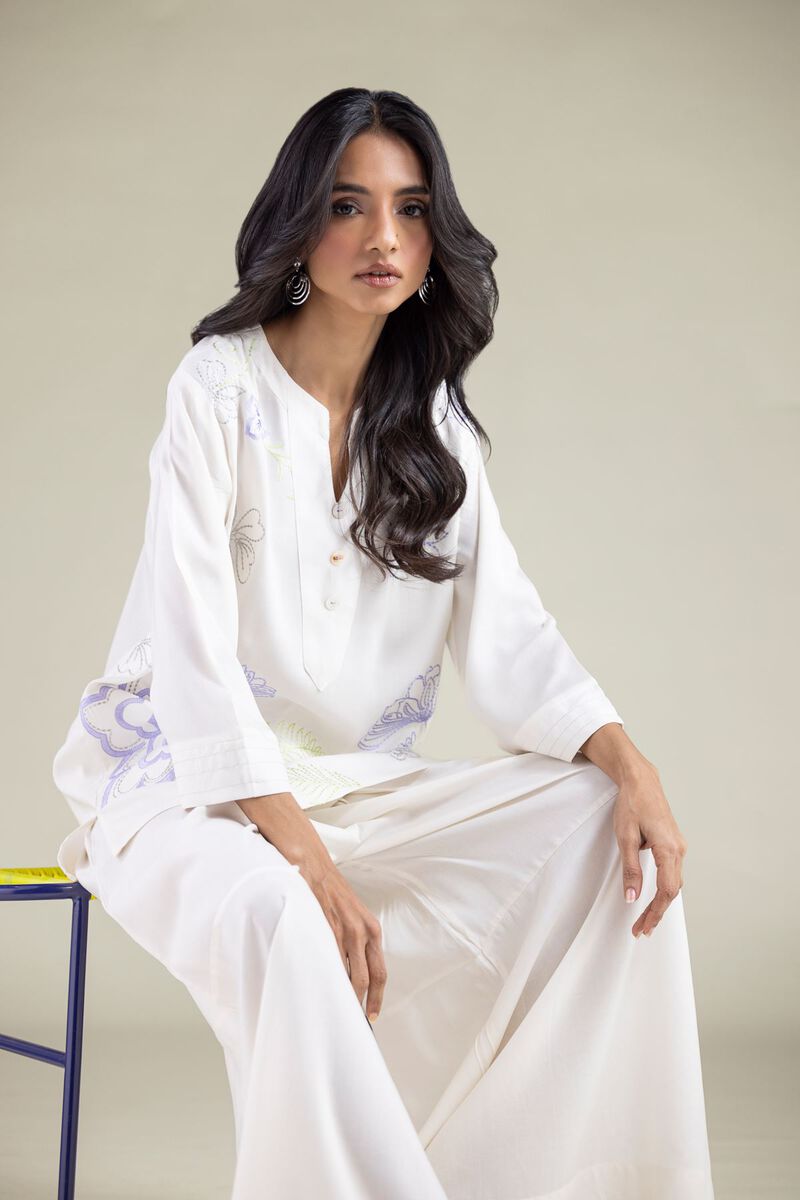 Embroidered | Viscose | Tunic | USD 35.00