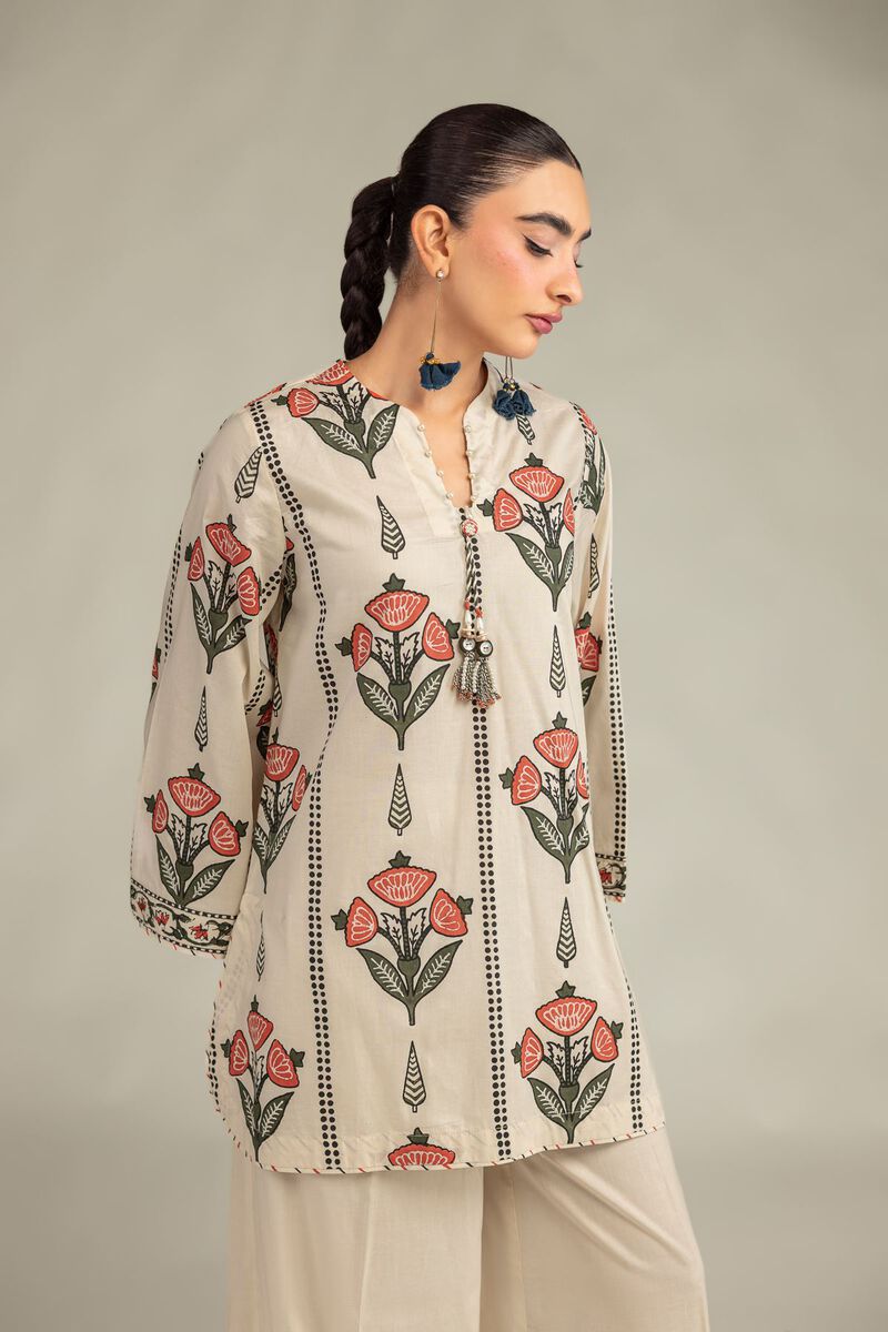 Printed | Cambric | Floral Cambric Kurta | null
